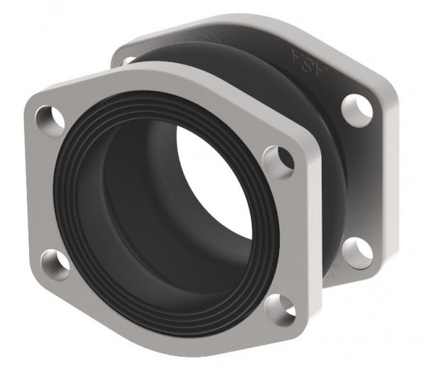 ASA Rubber Compensator SDKSS050 SAE 2" Flexible Coupling - Unwin Hydraulic Engineering