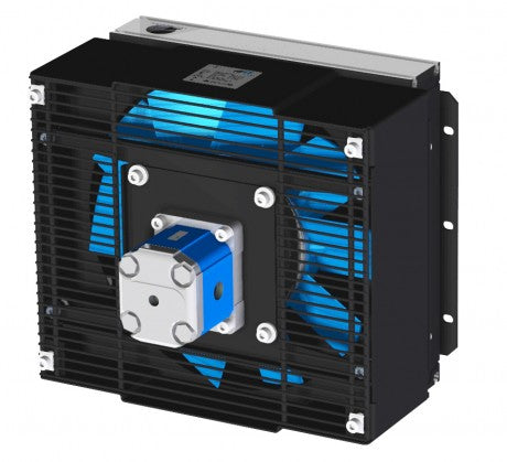 TT 11 rail Hydraulic motor Air Blast Oil Cooler TT11RH11 0.65KW - Unwin Hydraulic Engineering