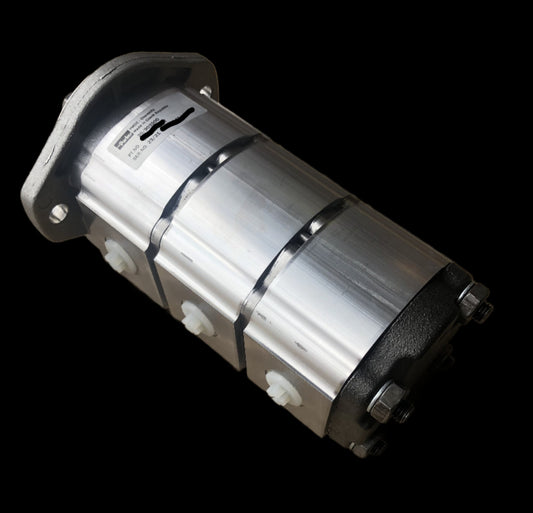 20/903500 Genuine Parker / JCB  Triple Hydraulic Pump 4.5 + 6 + 6 CC/REV - Unwin Hydraulic Engineering